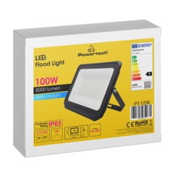 POWERTECH LED προβολέας PT-1258, 100W, 4000K, 8000lm, IP65