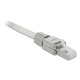 DELOCK βύσμα RJ45 CAT 6A STP 86477, tool-free, ασημί