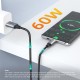 CABLETIME καλώδιο USB-C σε USB CT-AMCMG2, 60W, 10Gbps, 1m, μαύρο CABLETIME καλώδιο USB-C σε USB CT-AMCMG2, 60W, 10Gbps, 1m, μαύρο