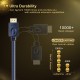 CABLETIME καλώδιο HDMI AV540-HE2G με Ethernet, 4K/60Hz, 18 Gbps, 1m, μπλε