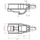 GOOBAY καλώδιο δικτύου 71548, CAT 6 U/UTP, slim, copper, 250MHz, 0.25m, μαύρο