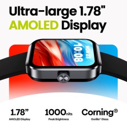 ZEBLAZE smartwatch Beyond 3 Plus, heart rate, 1.78" AMOLED, GPS, 3 ATM, μαύρο