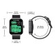 ZEBLAZE smartwatch Beyond 3 Plus, heart rate, 1.78" AMOLED, GPS, 3 ATM, μαύρο