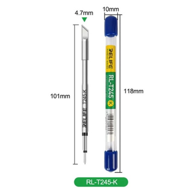 RELIFE μύτη κολλητηρίου RL-T245-K, τύπου K