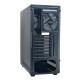 POWERTECH Gaming PC Case PT-1309, tempered glass, 4x ARGB fan, ATX, 340x200x436mm, μαύρο