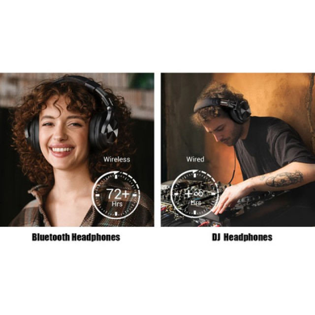 ONEODIO headphones Fusion A70, ενσύρματα/ασύρματα, Hi-Res, 40mm, ασημί