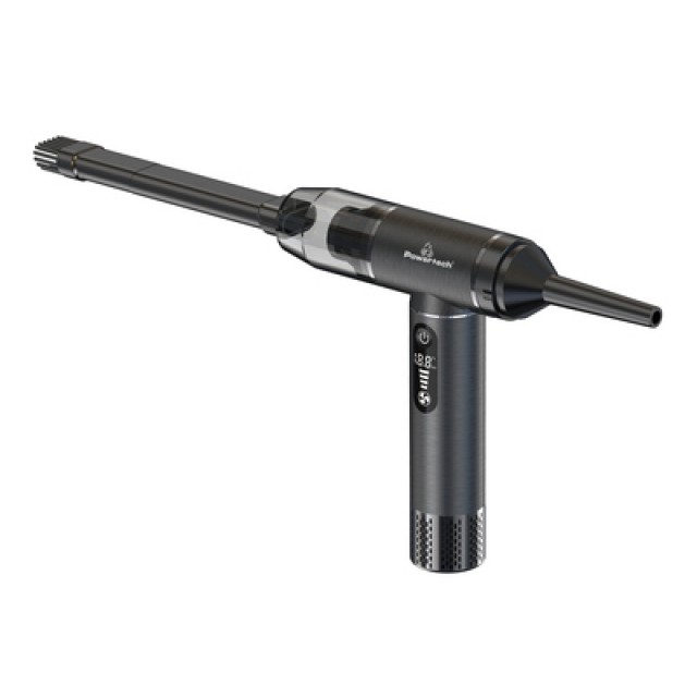 POWERTECH 2 σε 1 σκουπάκι χειρός & air duster PT-1317, 75W, 5000mAh, μαύρο POWERTECH 2 σε 1 σκουπάκι χειρός & air duster PT-1317, 75W, 5000mAh, μαύρο