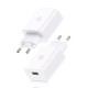 USAMS φορτιστής τοίχου SCXLTZ01 με καλώδιο micro USB, USB, 18W, λευκός