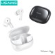 USAMS earphones με θήκη φόρτισης IF27, TWS, Φ13mm, 25/250mAh, λευκά