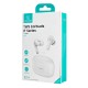 USAMS earphones με θήκη φόρτισης IF27, TWS, Φ13mm, 25/250mAh, λευκά