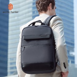 ARCTIC HUNTER τσάντα πλάτης B00671 με θήκη laptop 15.6", 16L, γκρι