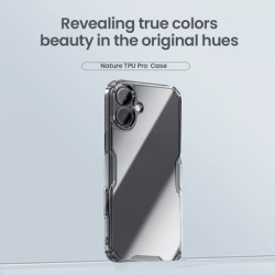 NILLKIN θήκη Nature TPU Pro για iPhone 16 Plus, διάφανη