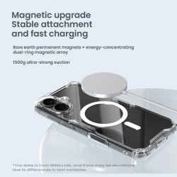 NILLKIN θήκη Nature TPU Pro Magnetic για iPhone 16 Plus, διάφανη