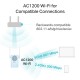 TP-LINK WiFi range extender RE365 με Passthrough, AC1200 1200Mbps, Ver. 3.0