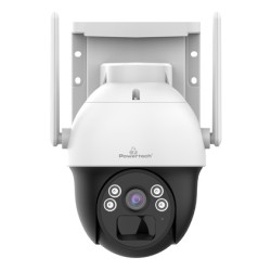 POWERTECH smart ηλιακή κάμερα PT-1341, 4MP, WiFi, PTZ, SD, IP66
