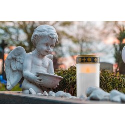 GOOBAY LED φωτιστικό κερί αφιέρωσης 74367, 2400K, IP44, λευκό