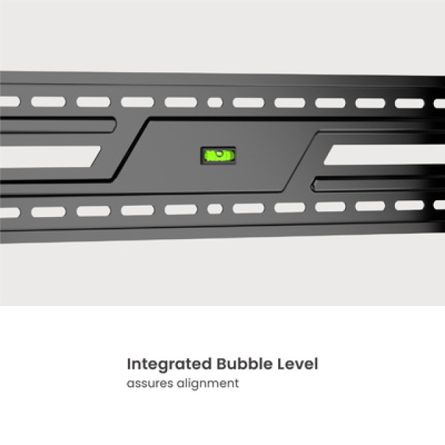POWERTECH επιτοίχια βάση PT-1368 για τηλεόραση 43-100", έως 75kg, ρυθμιζόμενη κλίση