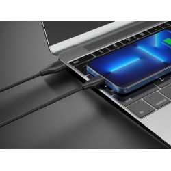 CELEBRAT καλώδιο Lightning σε USB CB-31, 15W, 480Mbps, 1m, μαύρο