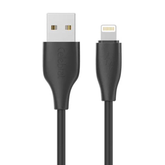 CELEBRAT καλώδιο Lightning σε USB CB-31, 15W, 480Mbps, 1m, μαύρο