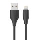 CELEBRAT καλώδιο Lightning σε USB CB-31, 15W, 480Mbps, 1m, μαύρο