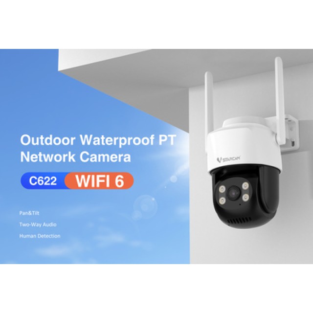 VSTARCAM smart κάμερα C622, 2MP, WiFi, PTZ, SD, IP66