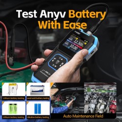 FNIRSI tester μπαταριών HRM-10, επαναφορτιζόμενο