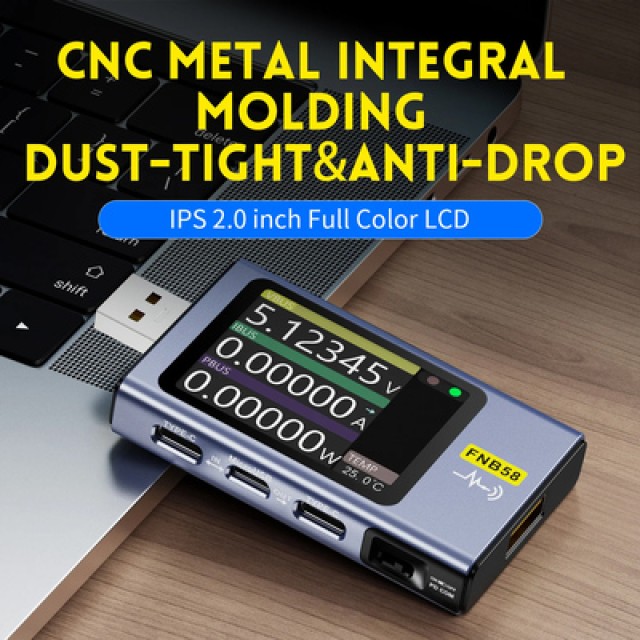 FNIRSI USB tester φόρτισης FNB58 FNIRSI USB tester φόρτισης FNB58