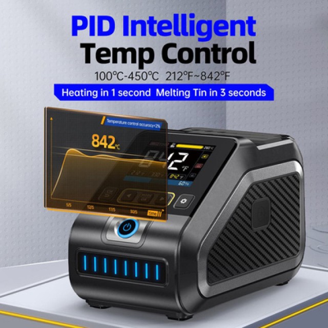 FNIRSI σταθμός συγκόλλησης DWS-200, 200W, 100~450 °C FNIRSI σταθμός συγκόλλησης DWS-200, 200W, 100~450 °C