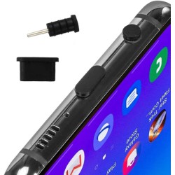 Σετ καλύμματα προστασίας για θύρα USB-C & 3.5mm AK327, μαύρο, 10τμχ