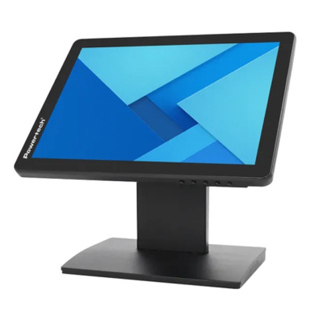 POWERTECH οθόνη αφής PT-1366, LED, 15" 1024x768, HDMI/VGA/USB, μαύρη