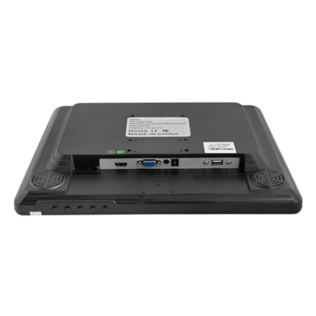 POWERTECH οθόνη αφής PT-1366, LED, 15" 1024x768, HDMI/VGA/USB, μαύρη