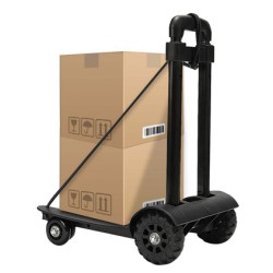 HOME USE καρότσι μεταφοράς φορτίων HUH-0244, πτυσσόμενο, έως 50kg, μαύρο