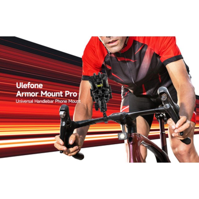 ULEFONE βάση ποδηλάτου για smartphone Armor Mount Pro AM02, μαύρη