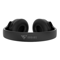 DOQAUS headphones DESIGN 2, ασύρματα & ενσύρματα, Φ40mm, 600mAh, μαύρα