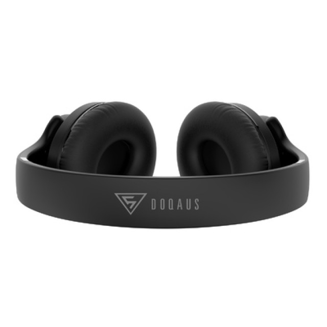DOQAUS headphones DESIGN 2, ασύρματα & ενσύρματα, Φ40mm, 600mAh, μαύρα DOQAUS headphones DESIGN 2, ασύρματα & ενσύρματα, Φ40mm, 600mAh, μαύρα