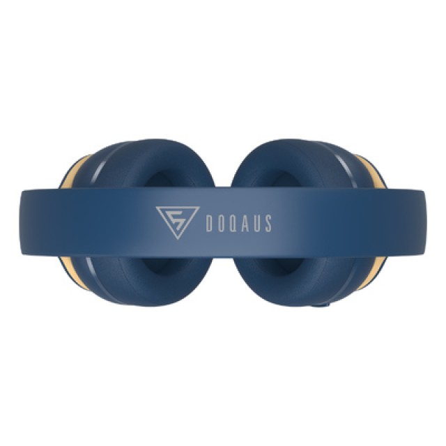 DOQAUS headphones DESIGN 3, ασύρματα & ενσύρματα, Φ40mm, 600mAh, μπλε DOQAUS headphones DESIGN 3, ασύρματα & ενσύρματα, Φ40mm, 600mAh, μπλε