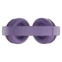 DOQAUS headphones FOCUS 5, ασύρματα & ενσύρματα, Φ40mm, 1000mAh, μωβ