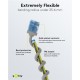GOOBAY καλώδιο δικτύου 74225, CAT 6A U/UTP, slim, copper, 10Gbps, 5m, γκρι GOOBAY καλώδιο δικτύου 74225, CAT 6A U/UTP, slim, copper, 10Gbps, 5m, γκρι
