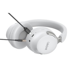 CELEBRAT headphones A40, ασύρματα & ενσύρματα, 40mm, 250mAh, λευκά