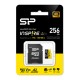 SILICON POWER κάρτα μνήμης microSDXC Inspire, 256GB, UHS-I U3 A1 V30