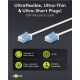 GOOBAY καλώδιο δικτύου 74301, CAT 6A U/UTP, slim, copper, 500MHz, 10m, λευκό GOOBAY καλώδιο δικτύου 74301, CAT 6A U/UTP, slim, copper, 500MHz, 10m, λευκό