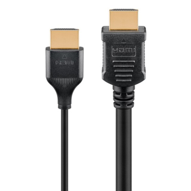 GOOBAY καλώδιο HDMI 75295 με Ethernet, slim, 4K/60Hz, 18 Gbps, 3m, μαύρο GOOBAY καλώδιο HDMI 75295 με Ethernet, slim, 4K/60Hz, 18 Gbps, 3m, μαύρο