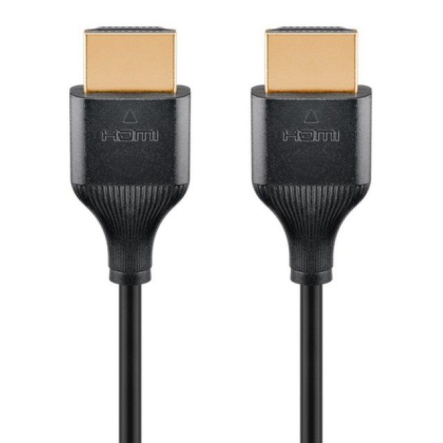 GOOBAY καλώδιο HDMI 75295 με Ethernet, slim, 4K/60Hz, 18 Gbps, 3m, μαύρο GOOBAY καλώδιο HDMI 75295 με Ethernet, slim, 4K/60Hz, 18 Gbps, 3m, μαύρο