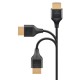 GOOBAY καλώδιο HDMI 75295 με Ethernet, slim, 4K/60Hz, 18 Gbps, 3m, μαύρο GOOBAY καλώδιο HDMI 75295 με Ethernet, slim, 4K/60Hz, 18 Gbps, 3m, μαύρο