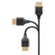 GOOBAY καλώδιο HDMI 75297 με Ethernet, slim, 8K/60Hz, 48 Gbps, 0.5m, μαύρο GOOBAY καλώδιο HDMI 75297 με Ethernet, slim, 8K/60Hz, 48 Gbps, 0.5m, μαύρο