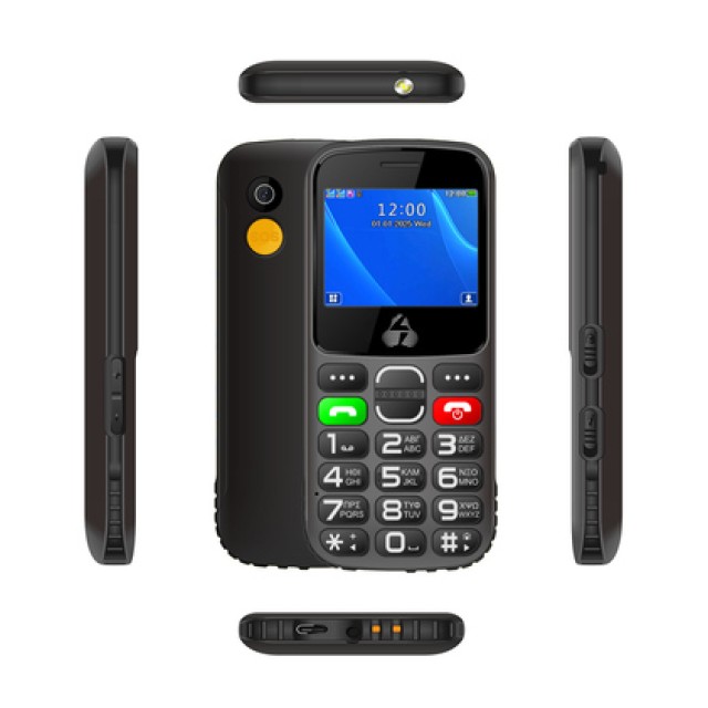 POWERTECH κινητό τηλέφωνο Sentry Eco II, 2.31", dual SIM, με κάμερα, μαύρο POWERTECH κινητό τηλέφωνο Sentry Eco II, 2.31", dual SIM, με κάμερα, μαύρο