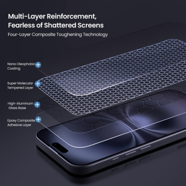 NILLKIN tempered glass 2.5D H+ Pro για Apple iPhone 16 Plus NILLKIN tempered glass 2.5D H+ Pro για Apple iPhone 16 Plus