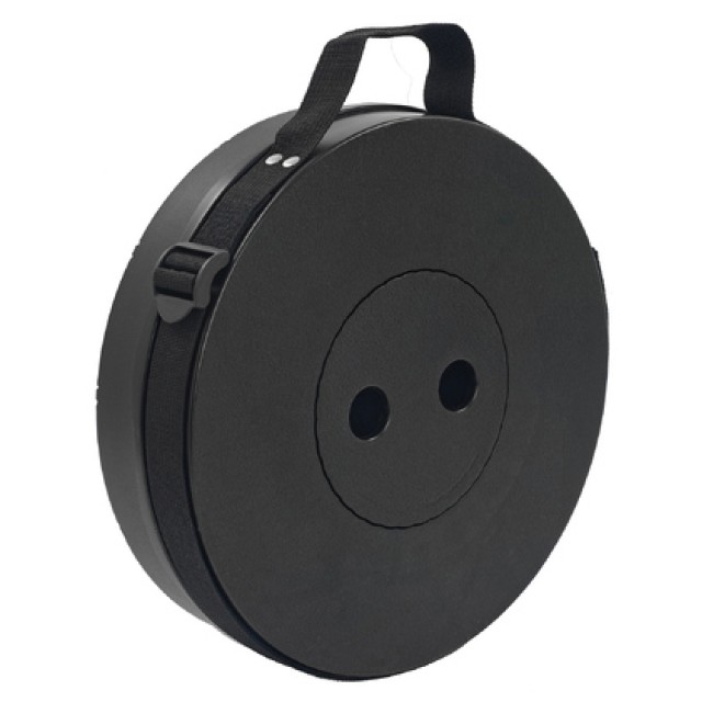 POWERTECH πτυσσόμενο καρεκλάκι HUH-0230, αντοχή έως 250kg, 25.5x45cm, μαύρο