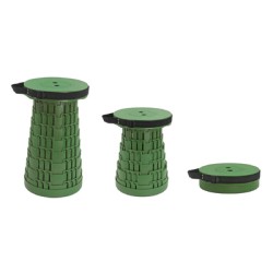 POWERTECH πτυσσόμενο καρεκλάκι HUH-0232, αντοχή έως 250kg, 25.5x45cm, πράσινο