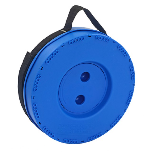 POWERTECH πτυσσόμενο καρεκλάκι HUH-0234, αντοχή έως 250kg, 25.5x45cm, μπλε